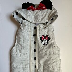 12m girls Minnie Mouse puffer vest